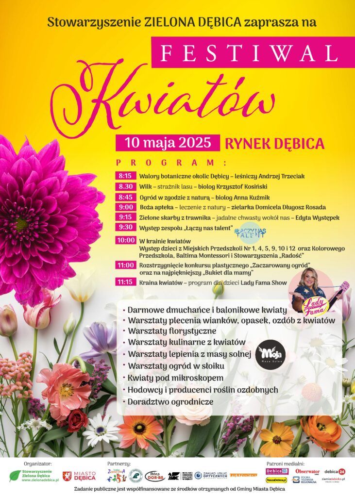 Zdjęcie: Dębicki Jarmark Smaków, Antyków i Rękodzieła” oraz Festiwal Kwiatów