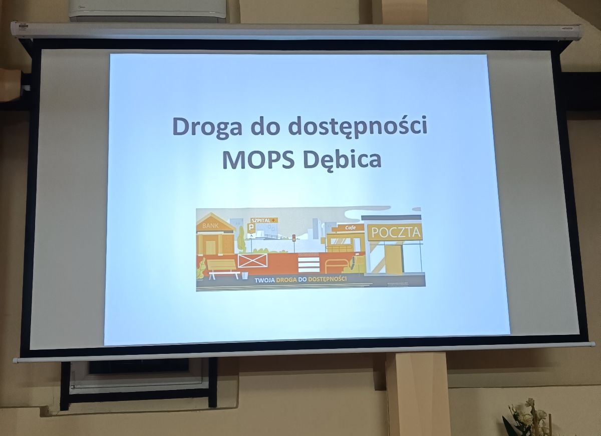 Zdjęcie: Droga do dostępności MOPS Dębica