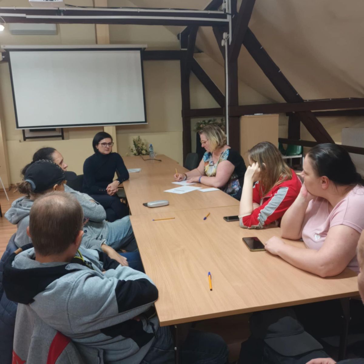 Zdjęcie: Kierownik Centrum Integracji Społecznej gościnnie w Klubie Integracji Społecznej