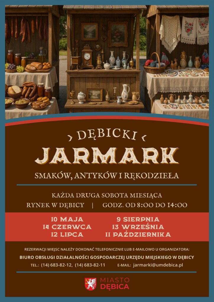 Zdjęcie: Dębicki Jarmark Smaków, Antyków i Rękodzieła” oraz Festiwal Kwiatów