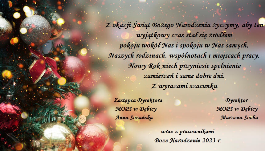 Zdjęcie: Życzenia Świąteczne