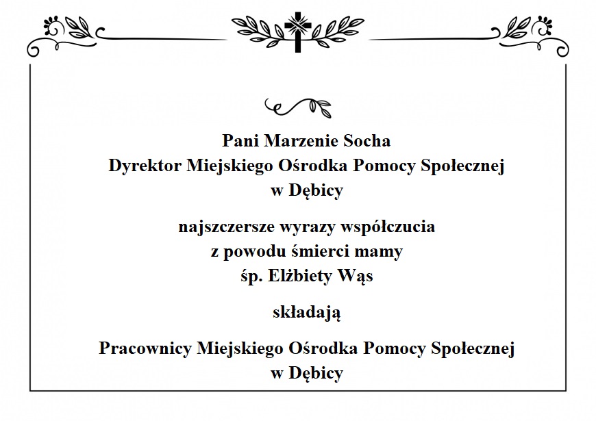 Zdjęcie: Kondolencje