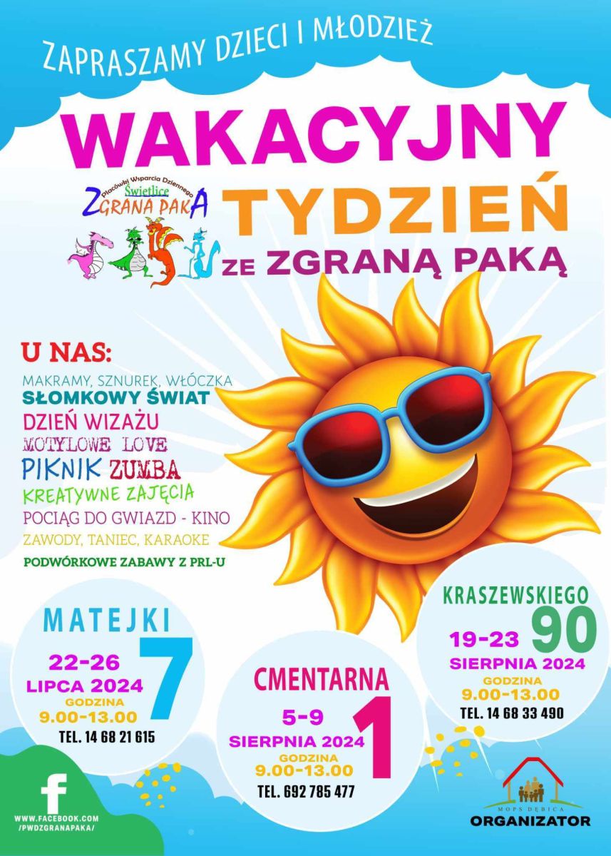 Zdjęcie: Wakacyjny Tydzień ze „Zgraną Paką”