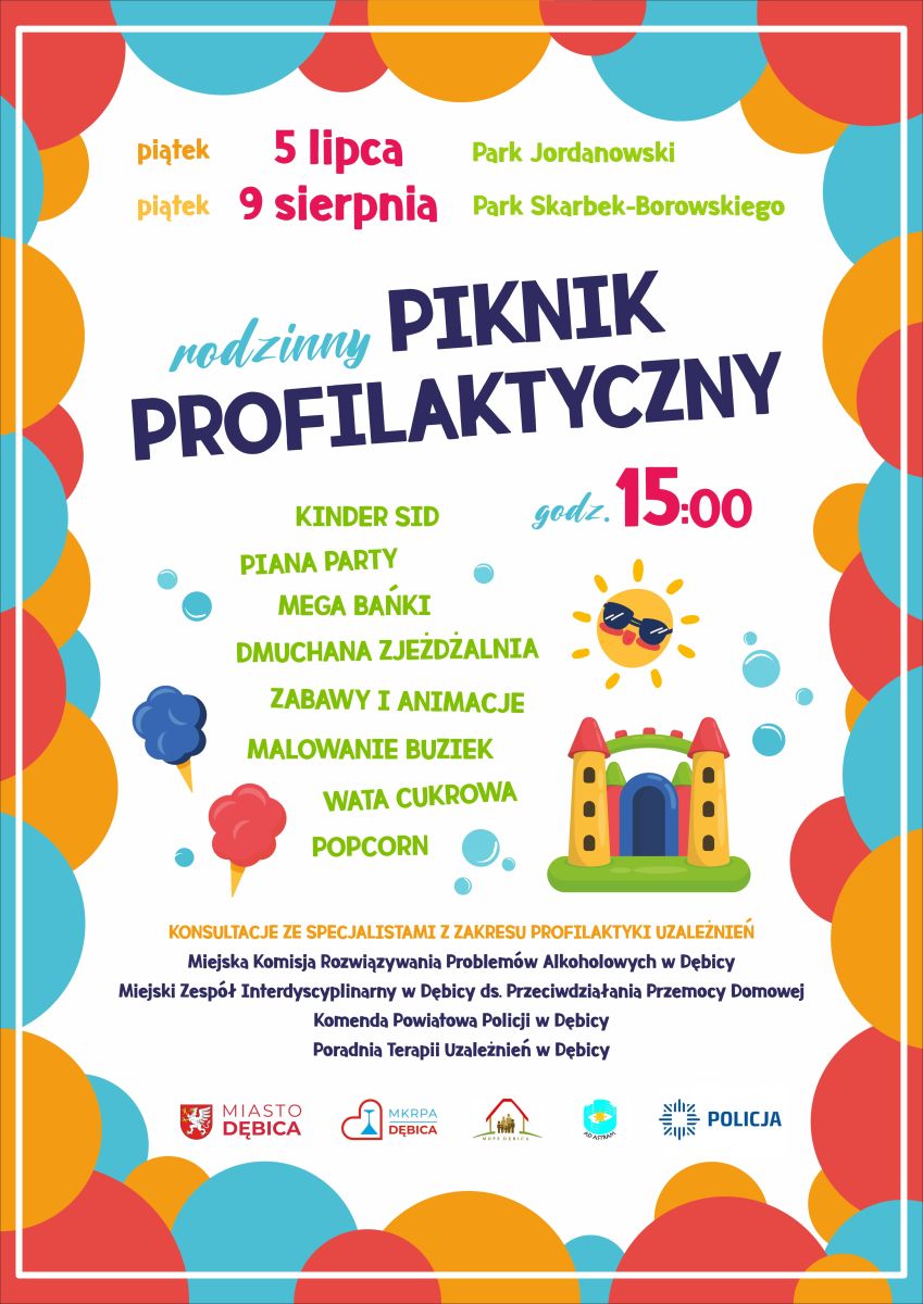 Zdjęcie: Zapraszamy na Rodzinny Piknik Profilaktyczny.