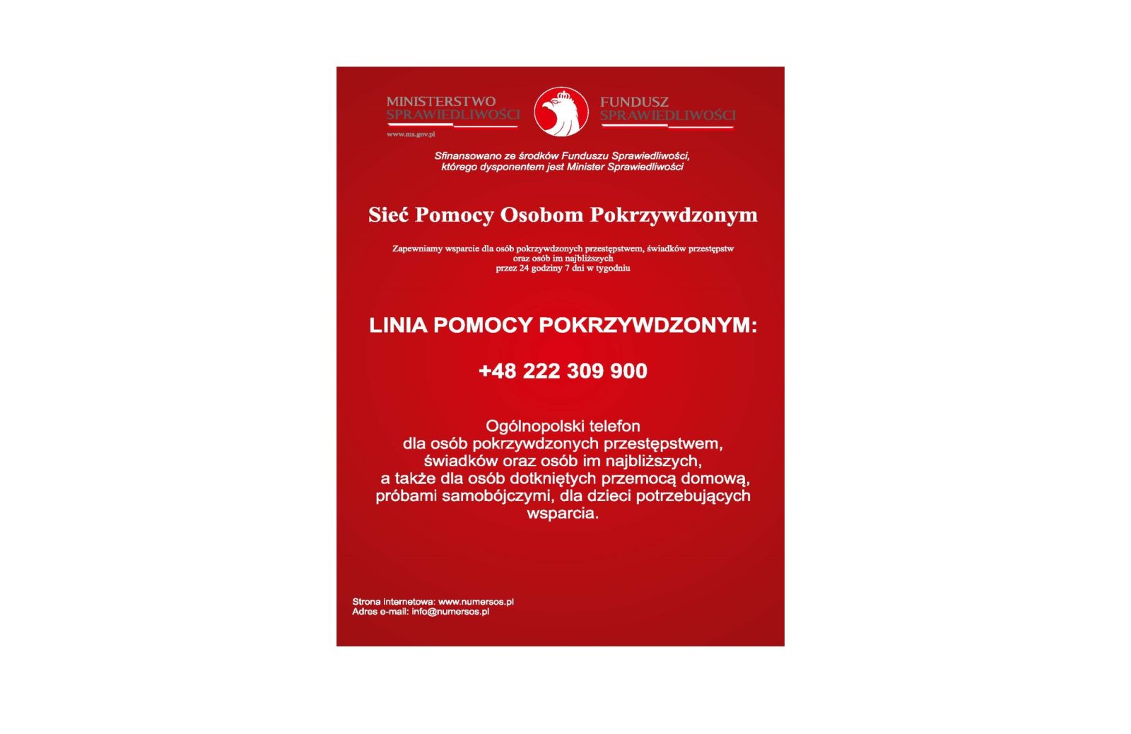 Zdjęcie: Sieć Pomocy Osobom Pokrzywdzonym