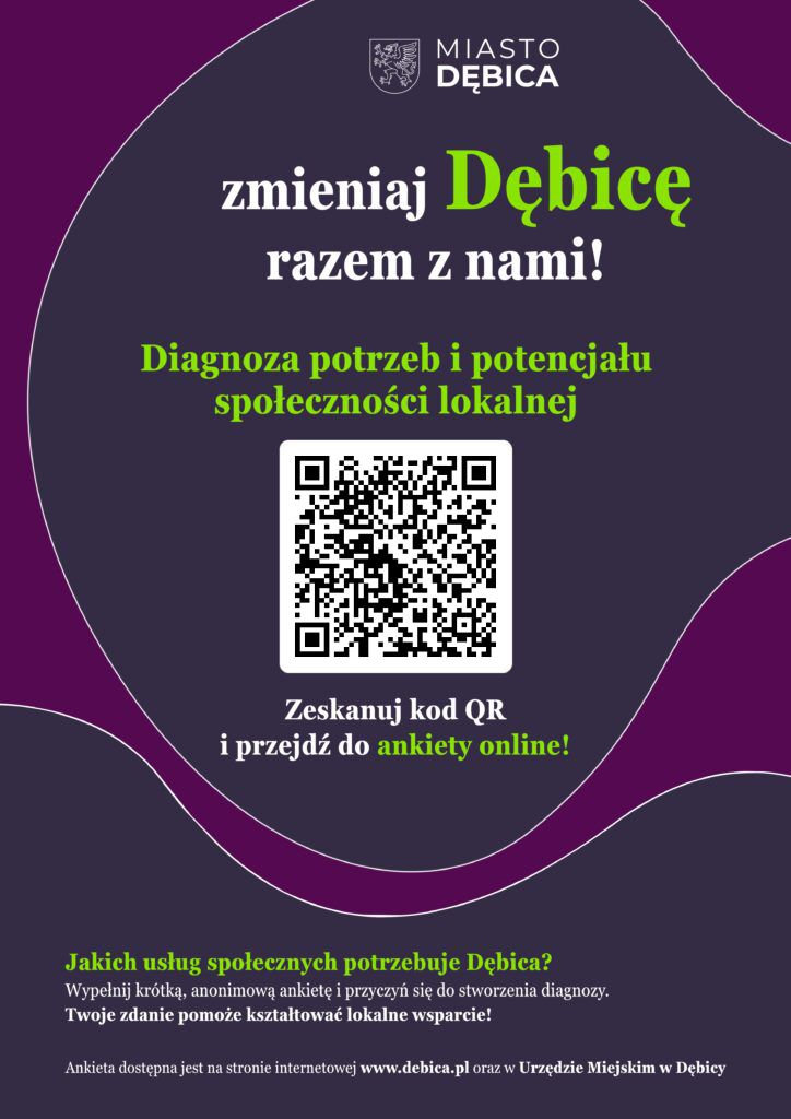 Zdjęcie: Zmieniaj Dębicę – powiedz, jakie usługi społeczne są potrzebne