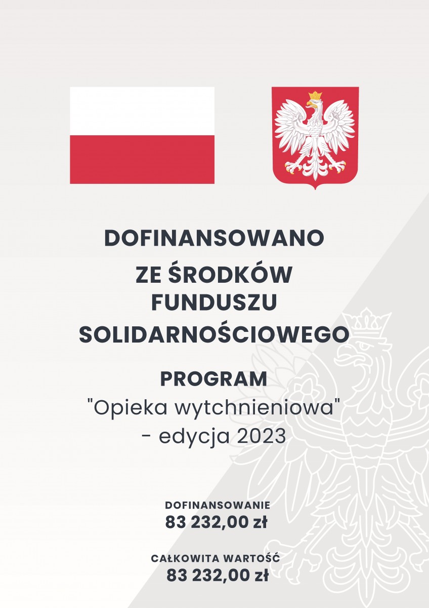 Plakat dofinasowania