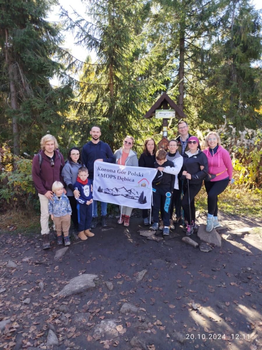 Zdjęcie: Zdobywamy Koronę Gór Polski – projekt MOPS w Dębicy