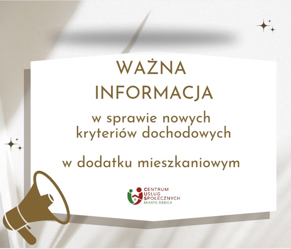 Zdjęcie: Zmiana kryterium dochodowego w dodatku mieszkaniowym – nowe limity i zasady ustalania dochodu